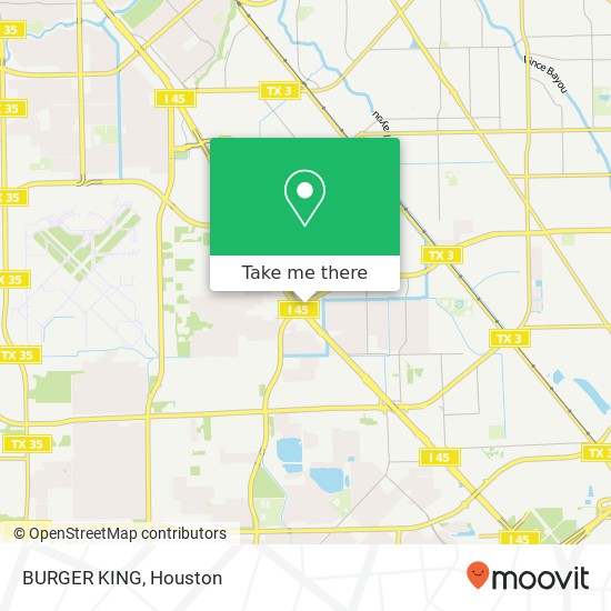 BURGER KING map