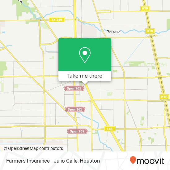 Farmers Insurance - Julio Calle map