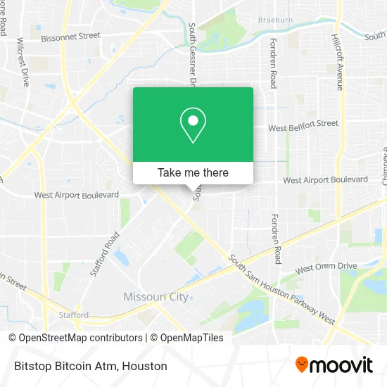 Bitstop Bitcoin Atm map