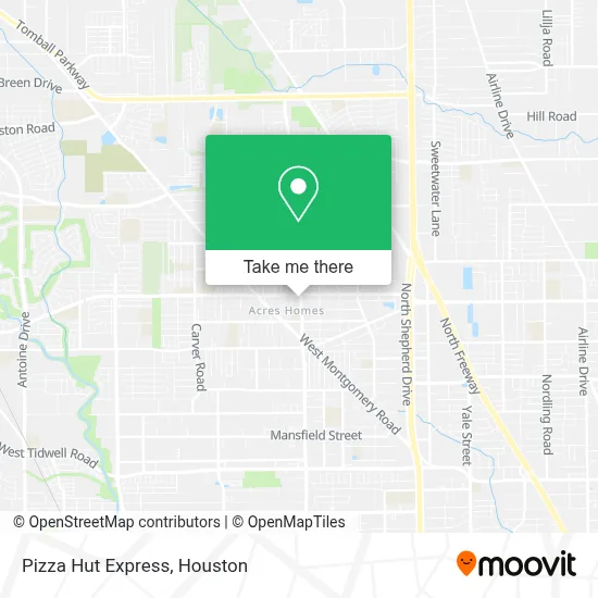 Pizza Hut Express map
