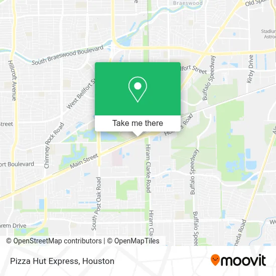 Pizza Hut Express map