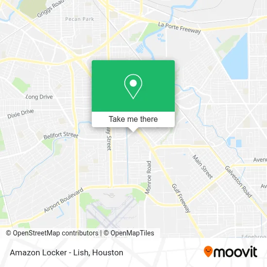 Amazon Locker - Lish map