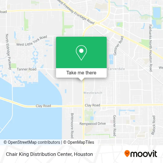 Chair King Distribution Center map