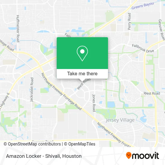 Amazon Locker - Shivali map