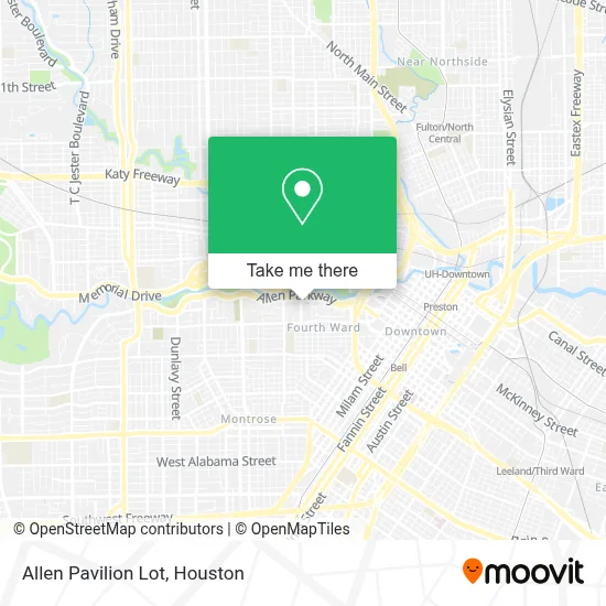 Allen Pavilion Lot map