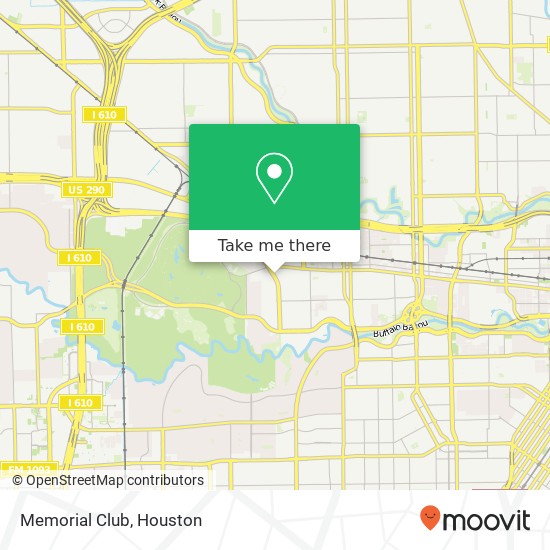 Memorial Club map