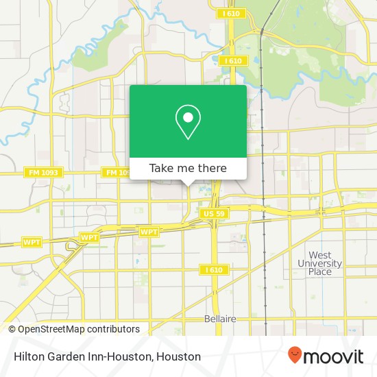 Mapa de Hilton Garden Inn-Houston