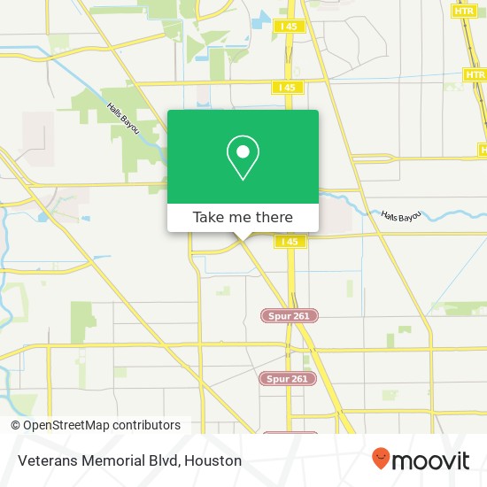 Veterans Memorial Blvd map