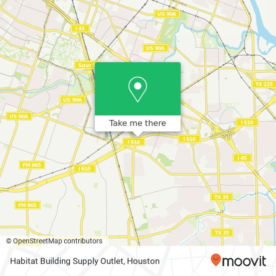 Mapa de Habitat Building Supply Outlet