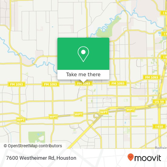 7600 Westheimer Rd map