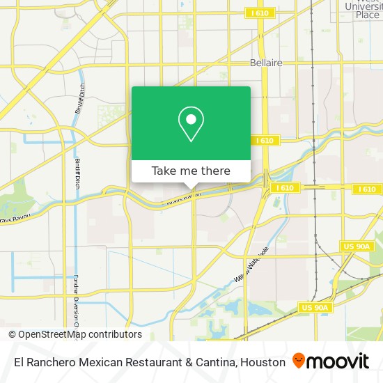 El Ranchero Mexican Restaurant & Cantina map