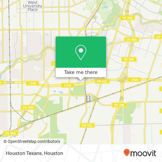 Houston Texans map