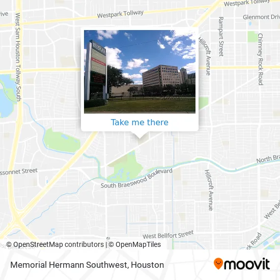 Memorial Hermann Southwest Map How To Get To Memorial Hermann Southwest In Houston By Bus?