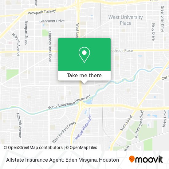 Mapa de Allstate Insurance Agent: Eden Misgina