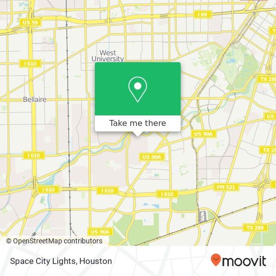 Space City Lights map