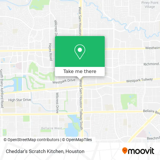 Cheddar's Scratch Kitchen map