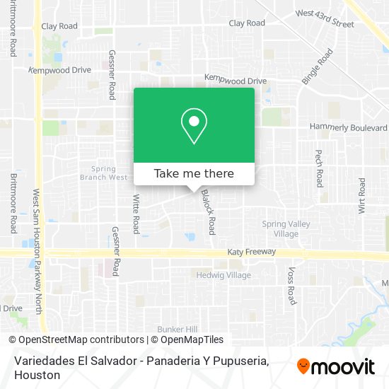 Mapa de Variedades El Salvador - Panaderia Y Pupuseria