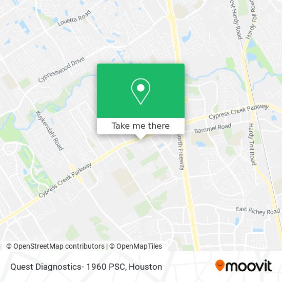 Quest Diagnostics- 1960 PSC map
