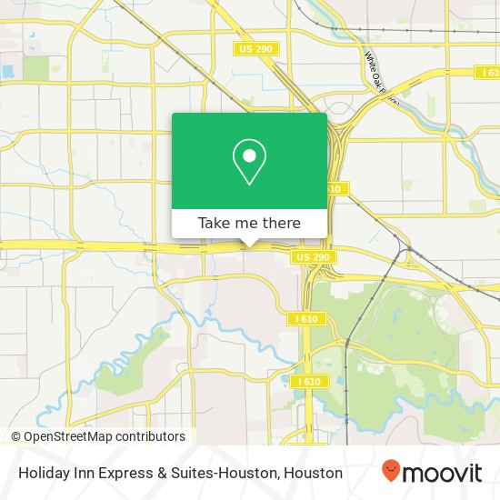 Mapa de Holiday Inn Express & Suites-Houston