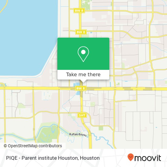 Mapa de PIQE - Parent institute Houston