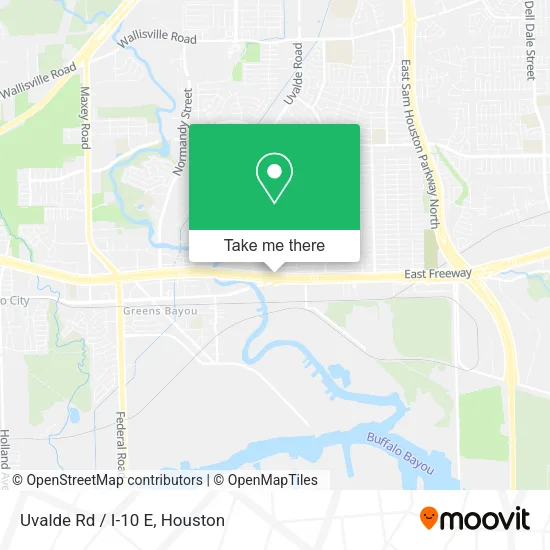 Uvalde Rd / I-10 E map
