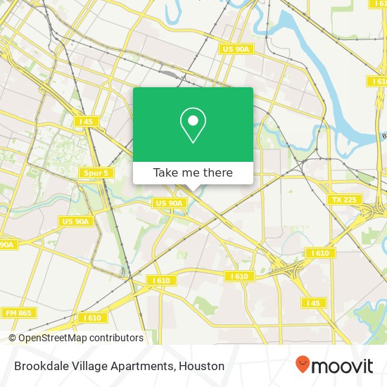 Mapa de Brookdale Village Apartments