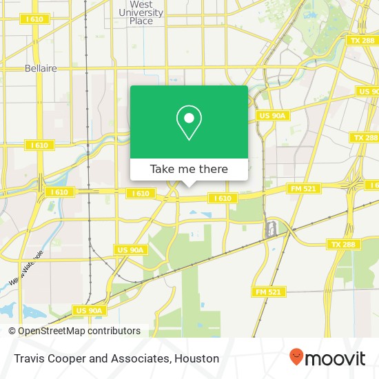 Travis Cooper and Associates map