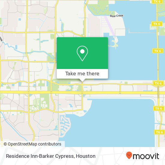 Mapa de Residence Inn-Barker Cypress