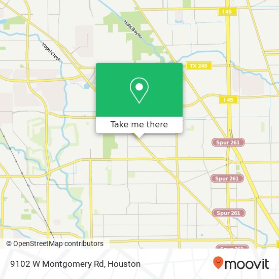 Mapa de 9102 W Montgomery Rd