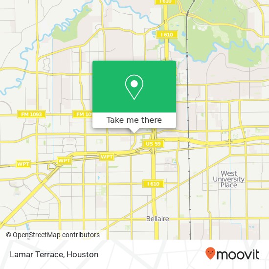 Mapa de Lamar Terrace