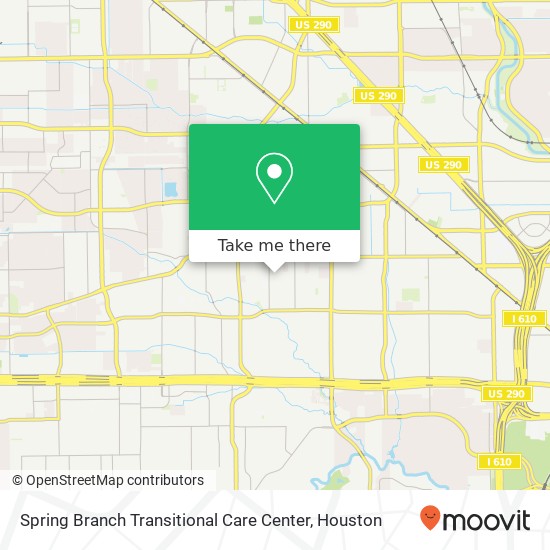 Spring Branch Transitional Care Center map