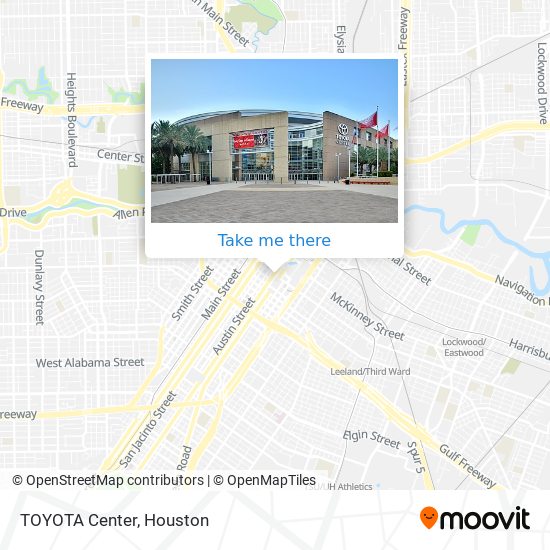 Mapa de TOYOTA Center