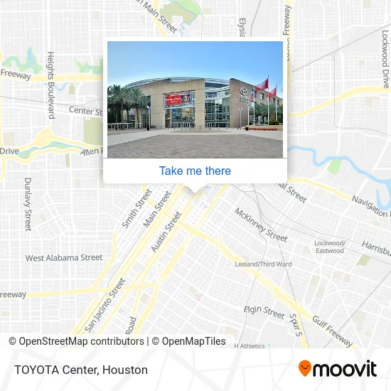 TOYOTA Center map