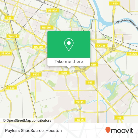 Payless ShoeSource map