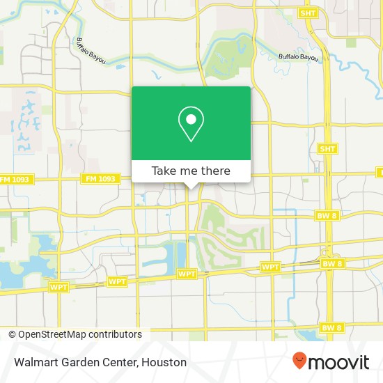 Mapa de Walmart Garden Center