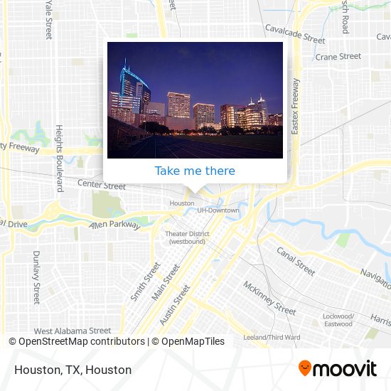 Houston, TX map
