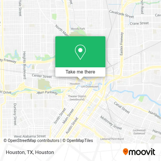 Houston, TX map
