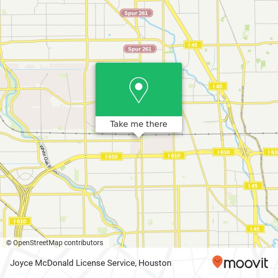 Joyce McDonald License Service map