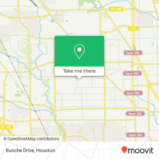 Mapa de Bunche Drive