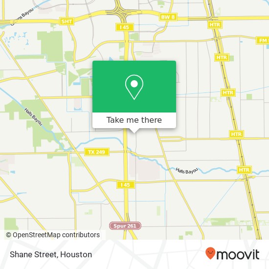 Mapa de Shane Street