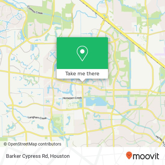 How to get to Barker Cypress Rd in Houston by Bus