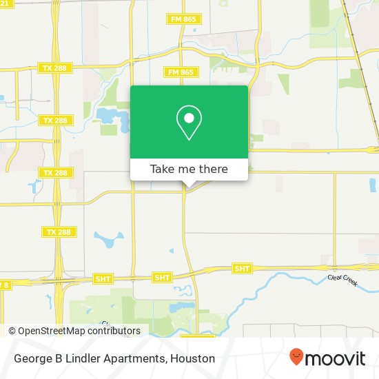 George B Lindler Apartments map