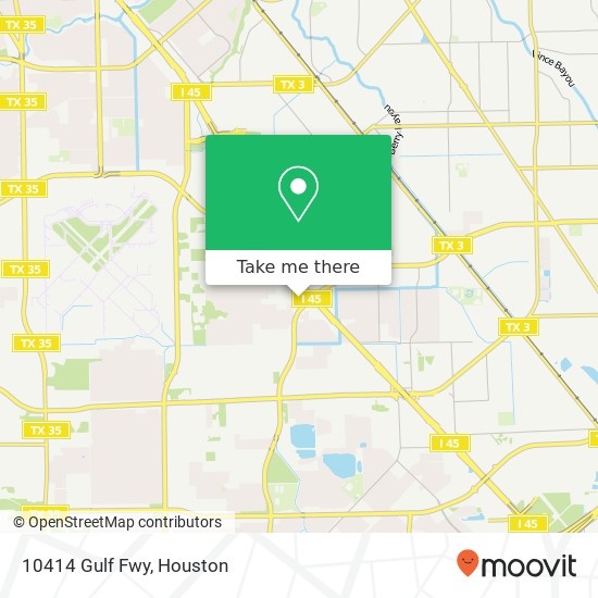 10414 Gulf Fwy map