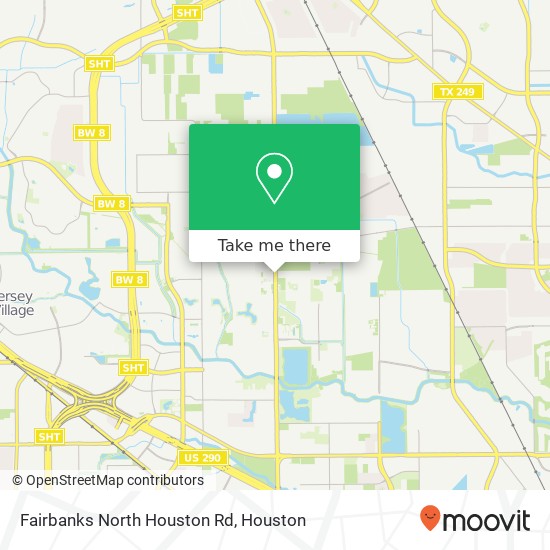 Mapa de Fairbanks North Houston Rd