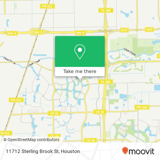 Mapa de 11712 Sterling Brook St