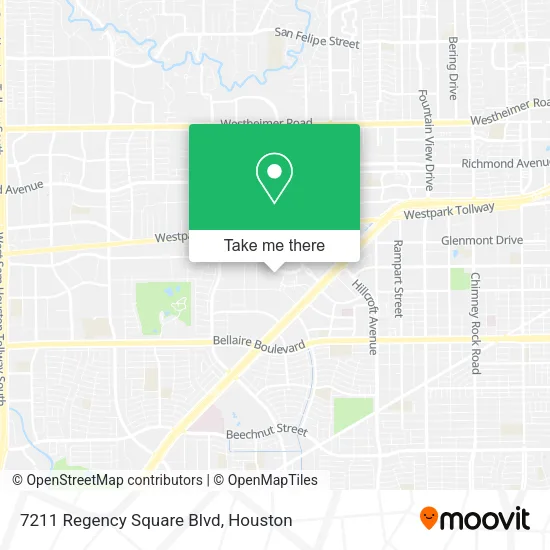 Mapa de 7211 Regency Square Blvd