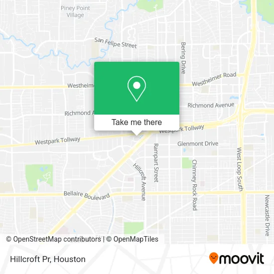 Hillcroft Pr map