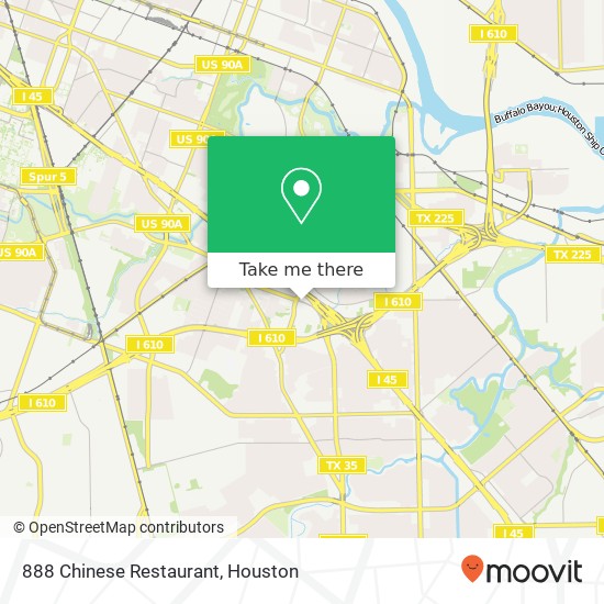 Mapa de 888 Chinese Restaurant