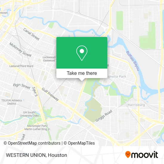 WESTERN UNION map