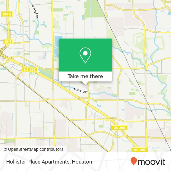 Hollister Place Apartments map